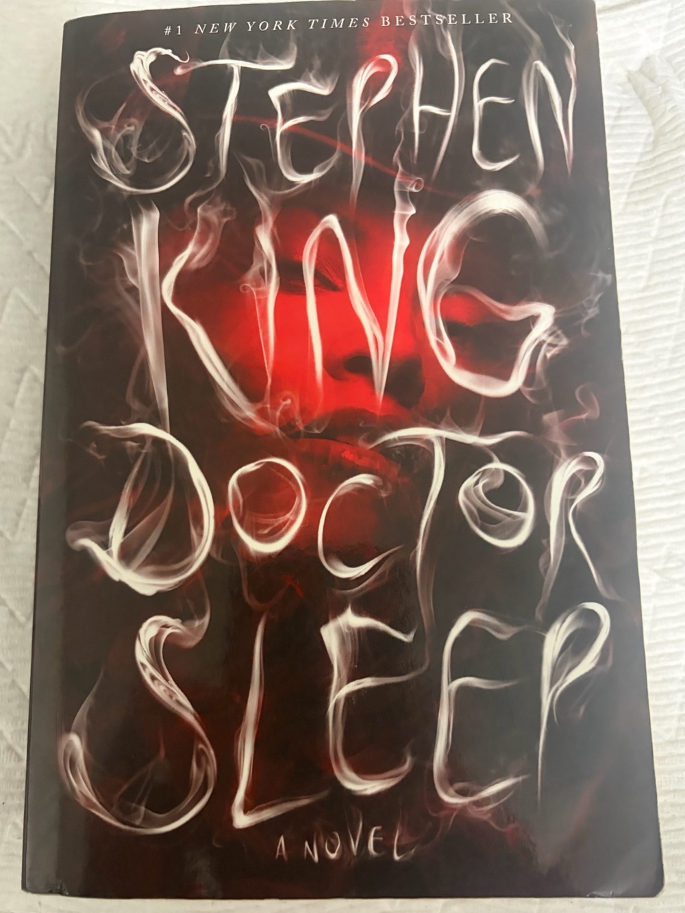Red & Black Stephen King Doctor Sleep Typography book